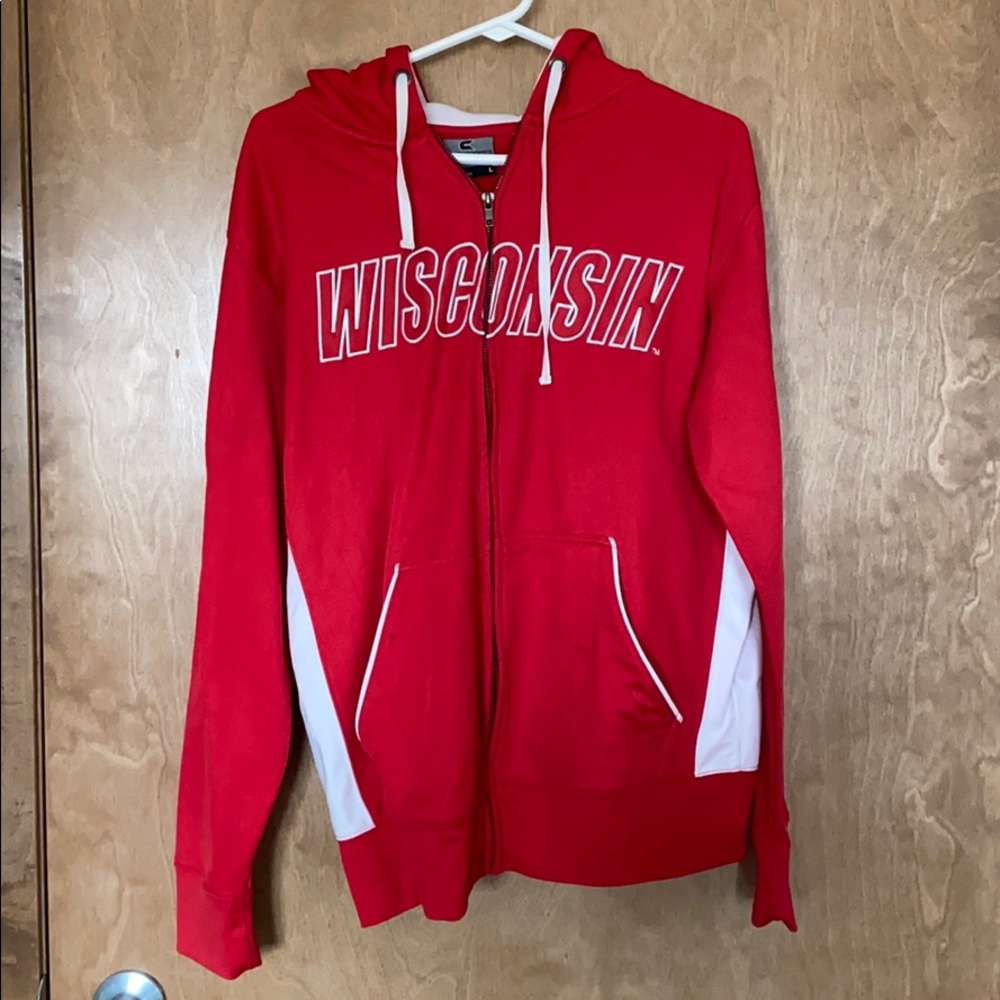 Wisconsin Badgers Zip Up Hoodie